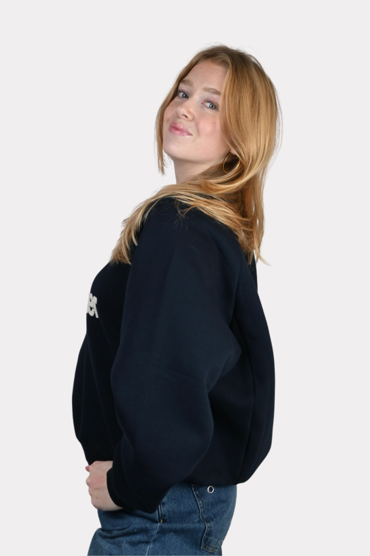 Ski you later sweater - navy - 4