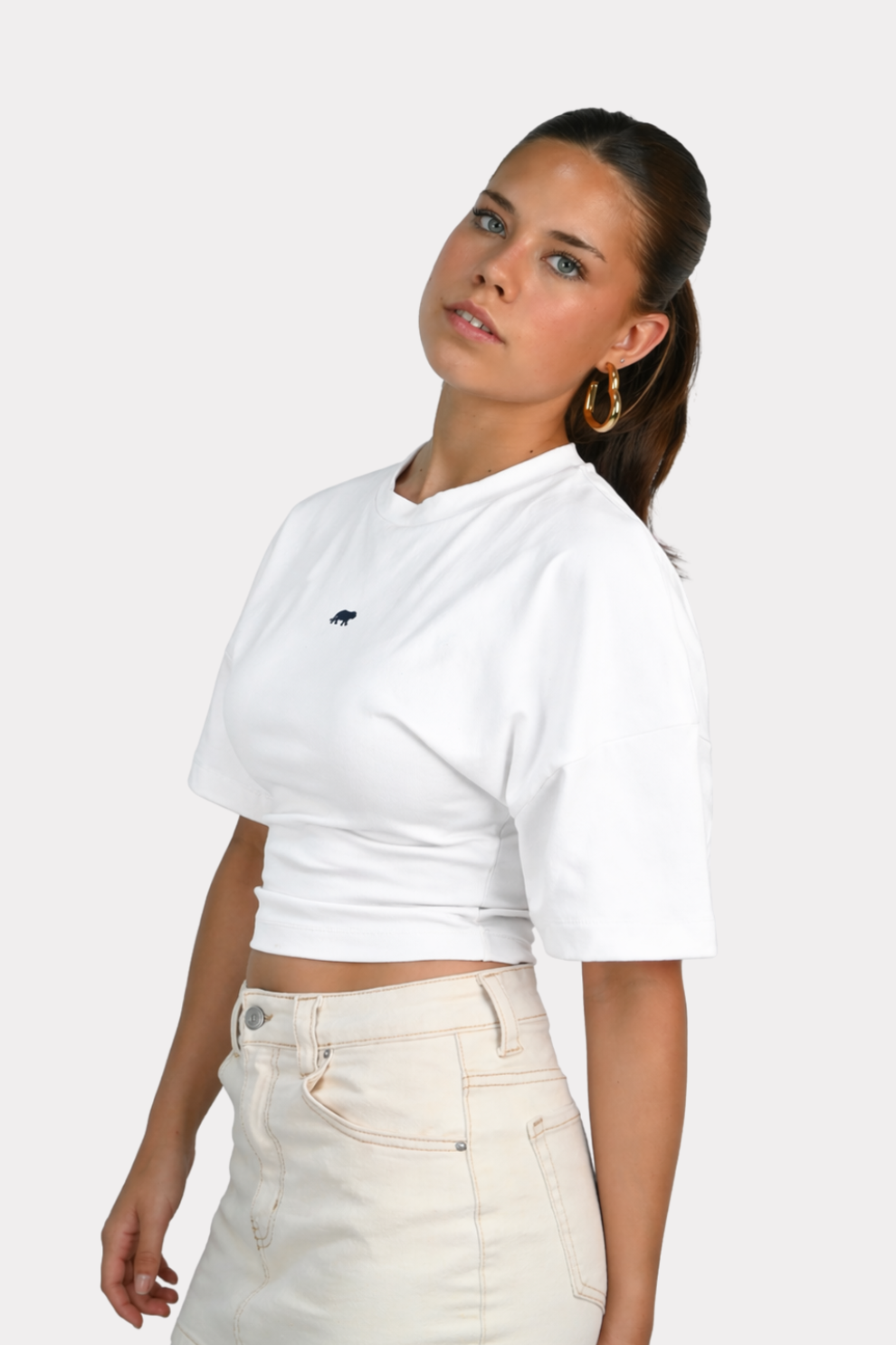 Snatched tiger tee - wit - Fashiontiger 5