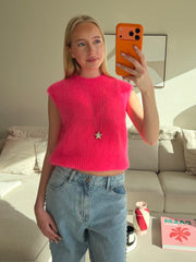 Soft classic knit  - koraal - Fashiontiger 1