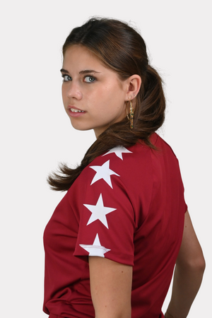 alt
Starry Sportshirt - bordeaux/weiß - 1