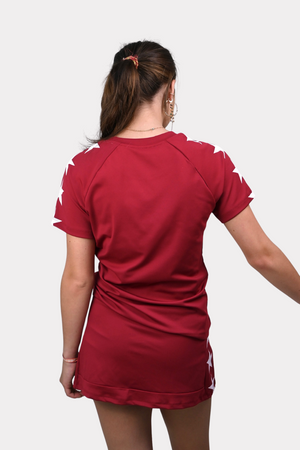 Starry-Sportshirt - Bordeaux/Weiß - 5