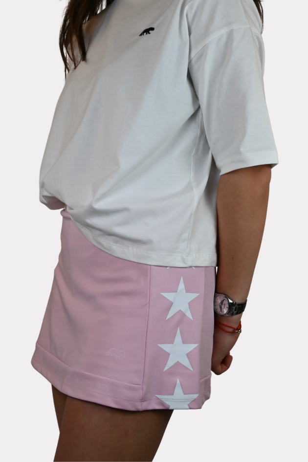 Starry sports skirt pink fashiontiger 1