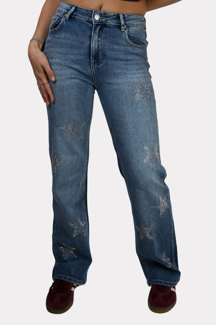 Starry stras jeans - 2