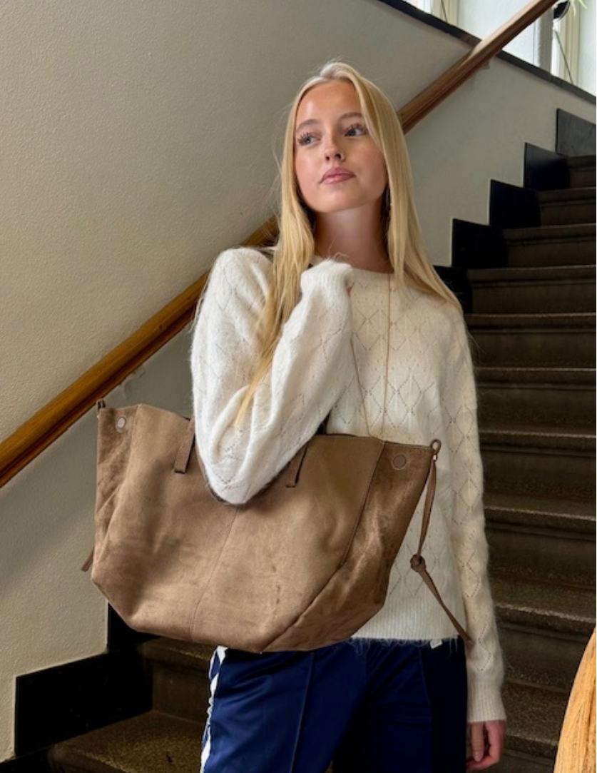 Signature bag - taupe