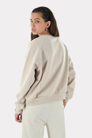 Tiger-Sweatshirt - Creme - Fashiontiger 3