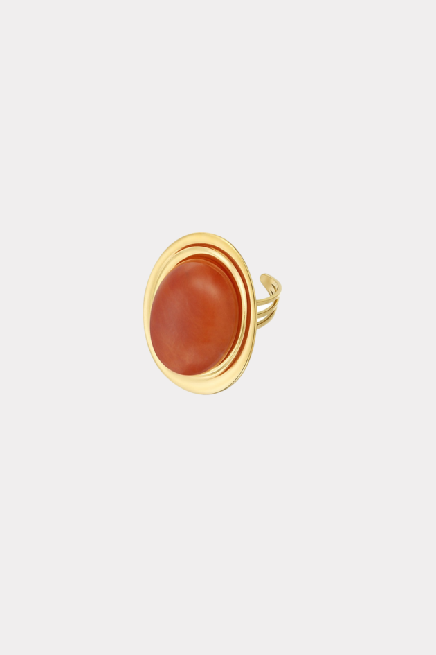 Timeless ring orange/gold fashiontiger