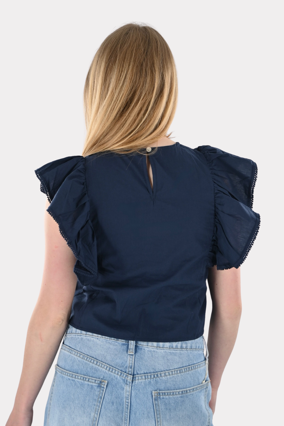 Tropical blouse - navy - Fashiontiger 7