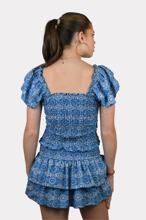 Tulum Skort blau 4