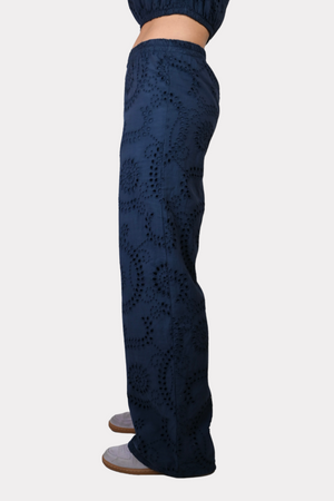 Valencia pants navy Fashiontiger 3