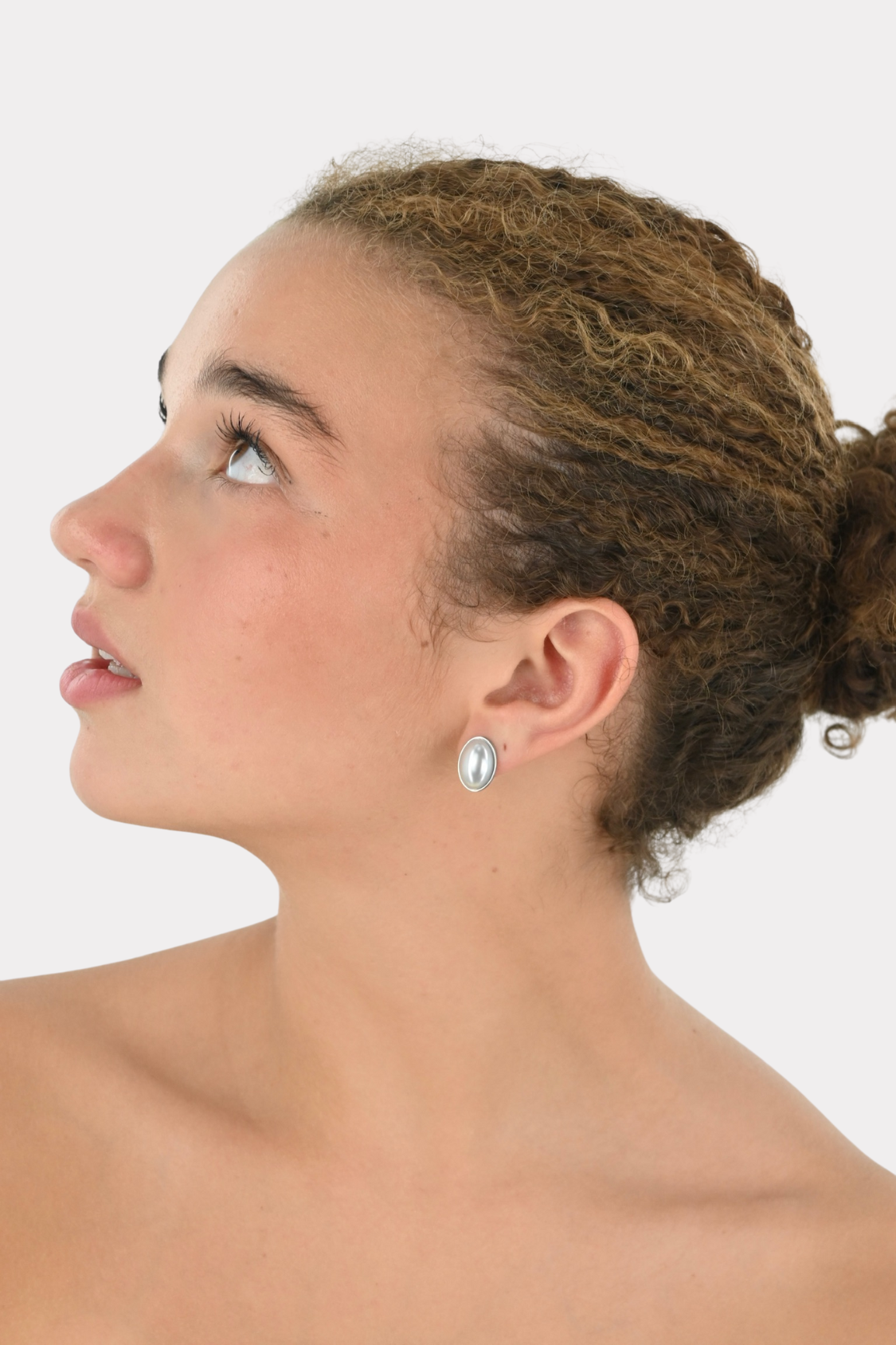 Vintage pearl earrings - zilver 1