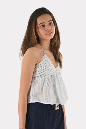 Wave top - white - Fashiontiger 2