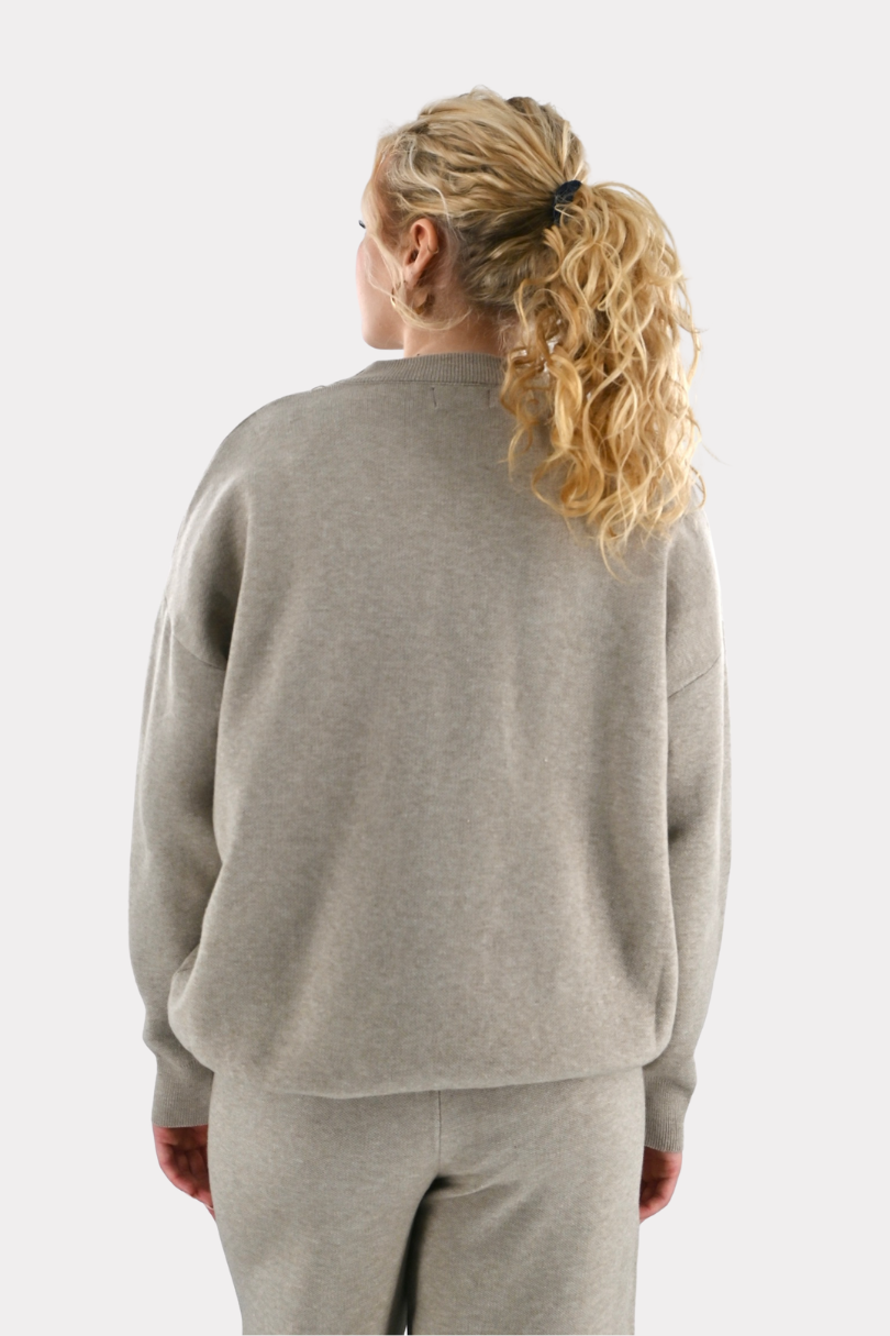 Wellness club knit - taupe - Fashiontiger 3