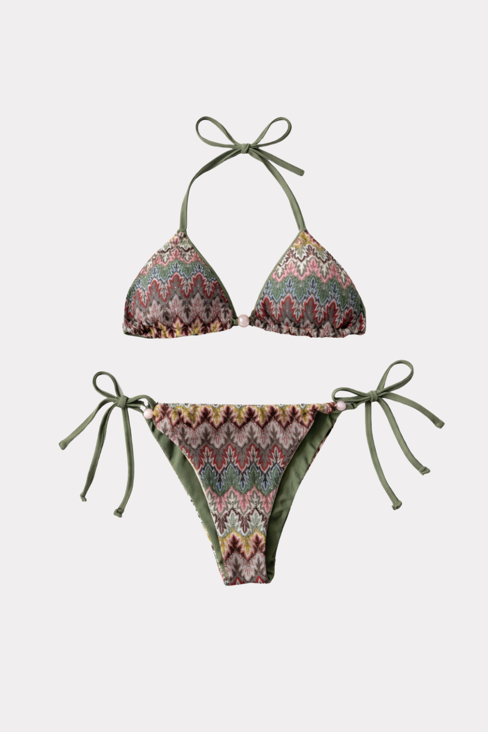Bikini Sunny Breeze - vert foncé