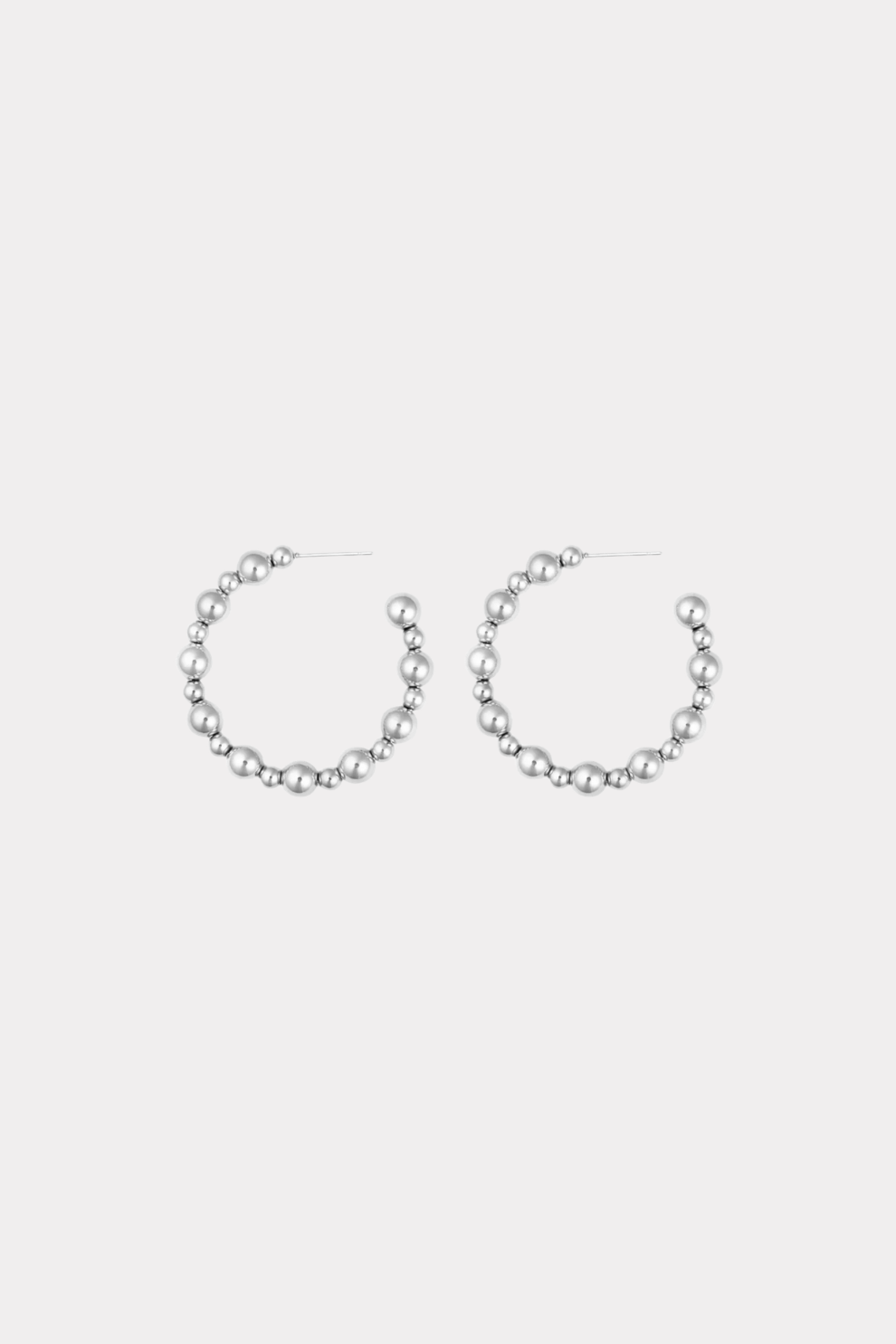 Bubble-Chic-Ohrringe - Silber