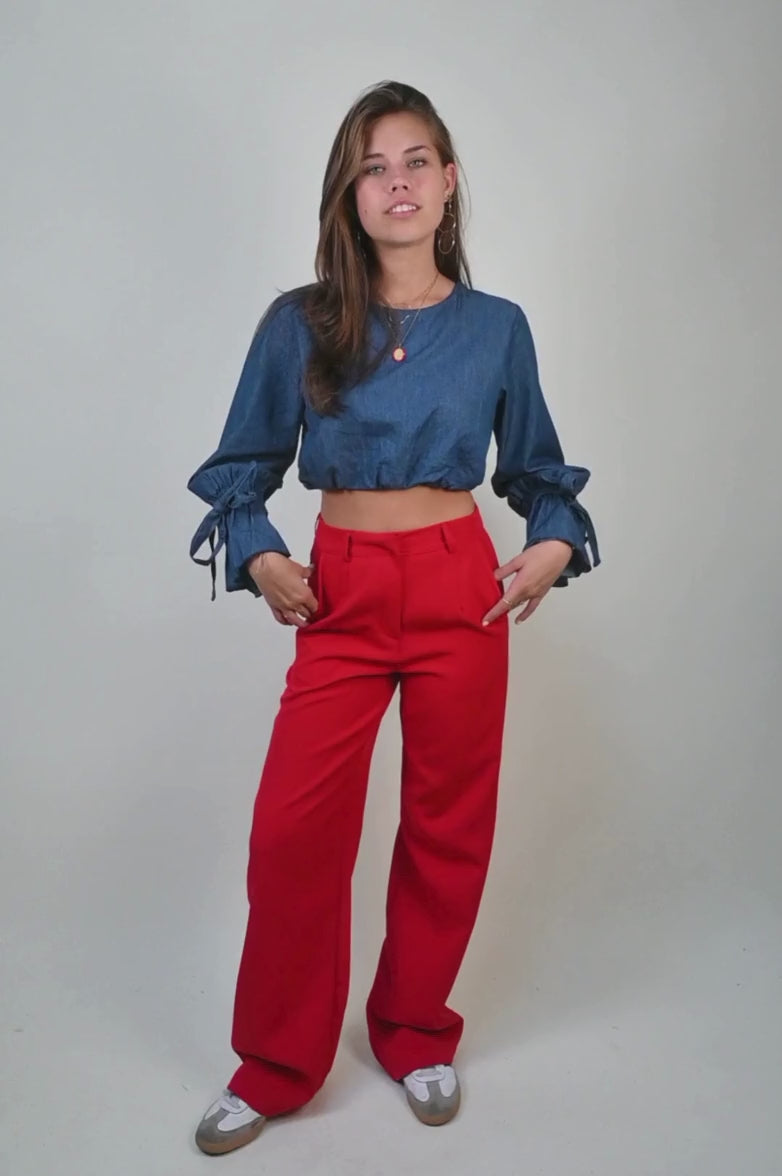 Video laden: Elevate top - denim