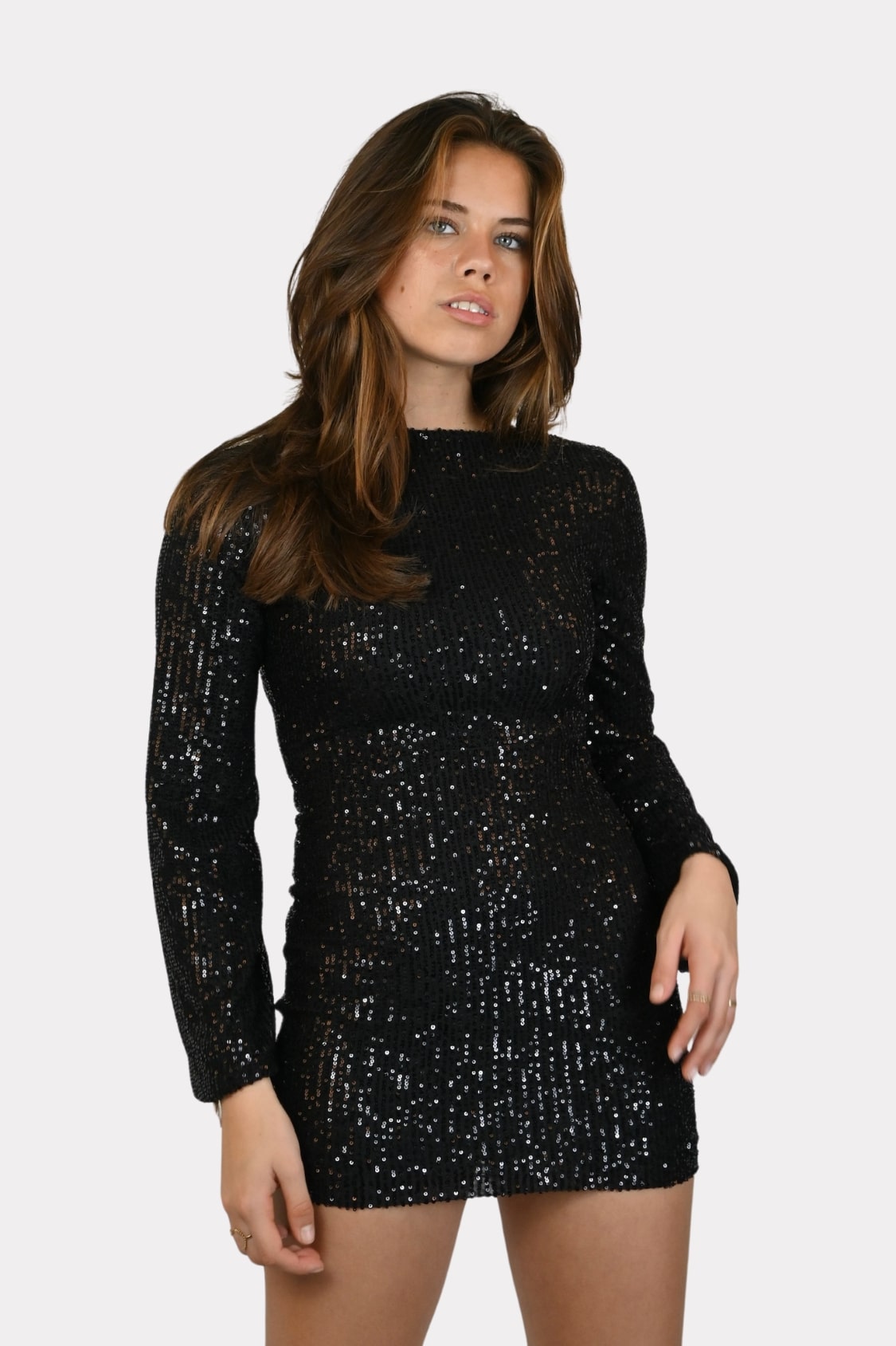 Shine dress - black - Fashiontiger Shine dress - black - Fashiontiger